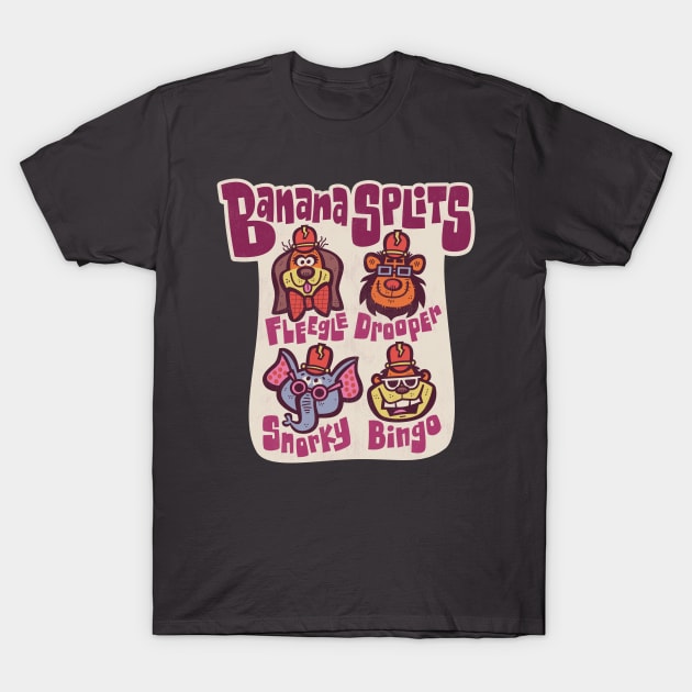 Banana Splits Forever! T-Shirt by Jon Kelly Green Shop